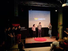De winnaars. Foto | @TEDxEindhoven / Twitter De winnaars. Foto | @TEDxEindhoven / Twitter