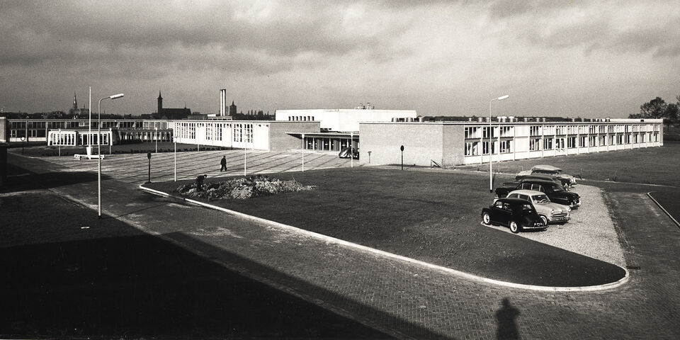 Het Paviljoen kort na oplevering in 1957. Archieffoto | Martien Coppens