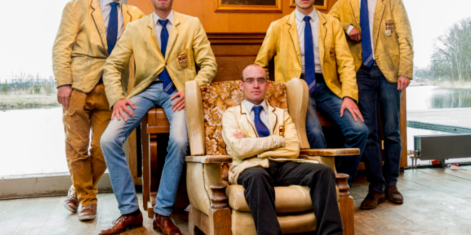 Daniel Playford, Arlan Smit, Marc Hummelink, Frank Tijdink en Felix van de Donk (vlnr).