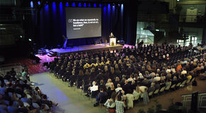 Opening academisch jaar in het Auditorium. Foto | Bart van Overbeeke Opening academisch jaar in het Auditorium. Foto | Bart van Overbeeke