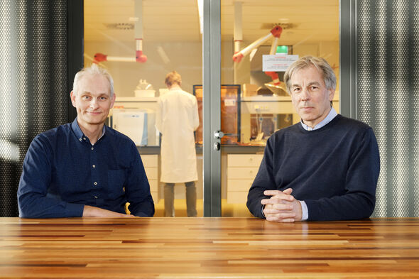 Jan van Hest (left) and Bert Meijer. Photo | Bart van Overbeeke Jan van Hest (left) and Bert Meijer. Photo | Bart van Overbeeke