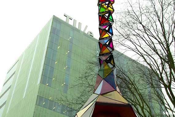 Update GEM-Tower, 15 april 2019. De toren komt in augustus op Pukkelpop en wordt daarvoor getest op TU/e's KOE-veld. Video | Studio 040