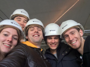 Dé bouwputselfie: Stolk and friends tijdens de Flux-tour vorig jaar.