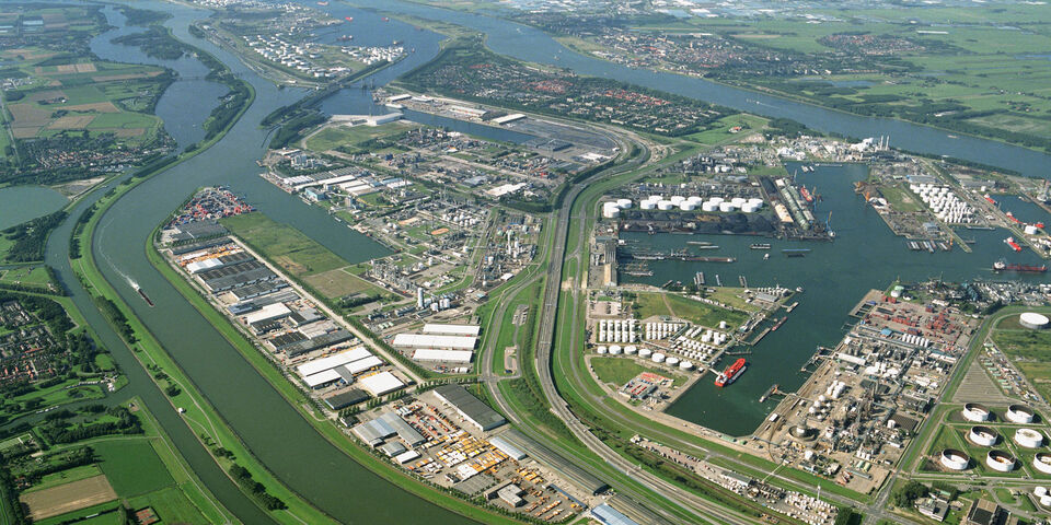 De Rotterdamse haven.