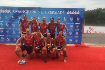 Brabant Acht haalt brons op Universiade.