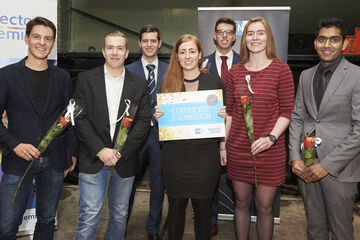 De TU/e-winnaars. Foto | Sjoerd van der Hucht 
