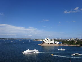 Zicht op Sydney.