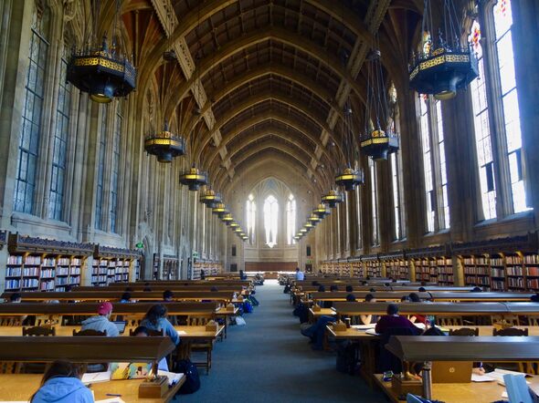 Een van de studieplekken op de universiteit. Foto | Privé-archief Jasper Sleumer Een van de studieplekken op de universiteit. Foto | Privé-archief Jasper Sleumer