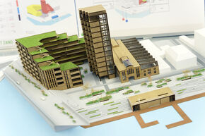 Ontwerp 'Den Bosch Retour'. Foto | Bart van Overbeeke Ontwerp 'Den Bosch Retour'. Foto | Bart van Overbeeke