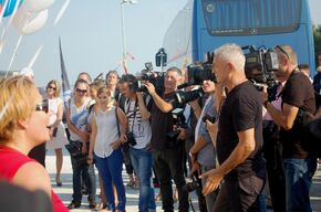 Ook de Slowaakse pers rukte uit FOTO | Cees van Keulen