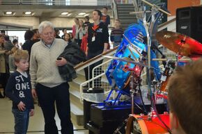 De robotband van TeamDARE. Foto | sCoolscience De robotband van TeamDARE. Foto | sCoolscience