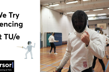 En garde! Kevin Tatar tried out fencing at Hoc Habet, the students fencing association. And found out it was a super intense sport.