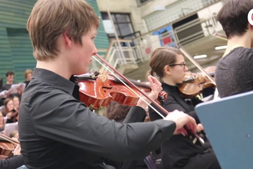 One day to rehearse and perform the 'Requiem in C minor' by Cherubini with choir and orchestra... Eindhoven student music ...