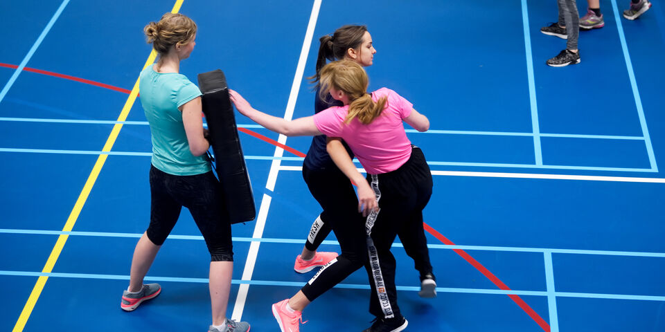 Practicing Krav Maga. Photo | Bart van Overbeeke