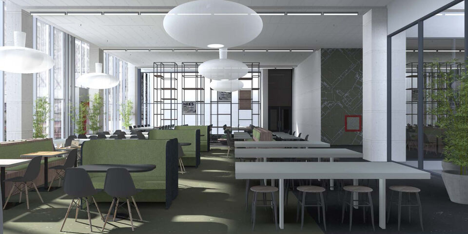Impressie van het vernieuwde Plaza Vertigo. Illustratie | Ex-interiors