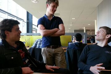 V.l.n.r.: Roel van der Zon, Vincent Looijen en Erik Wieringa