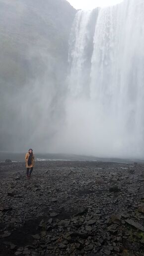 Natuurgeweld van Skogafoss.