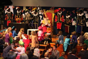 Sint aan de TU/e. Foto | Maarten van Helden Sint aan de TU/e. Foto | Maarten van Helden
