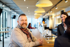 Peter Joosten in Hubble. Foto | Bart van Overbeeke Peter Joosten in Hubble. Foto | Bart van Overbeeke