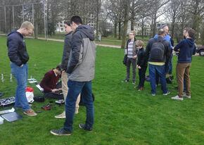Workshop drone racing met Blue Jay. Workshop drone racing met Blue Jay.
