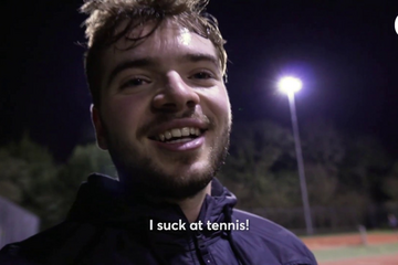 Tennis is was for Kevin and Cristina in this week's sports video. Move over Nadal, Kevin is entering the field. Game, set and match ...