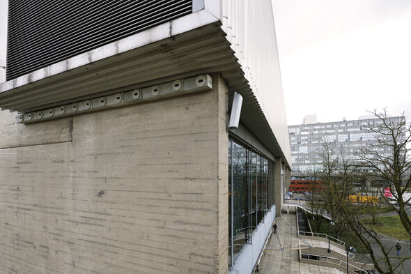 Hier (Auditorium) kunnen gierzwaluwen terecht. Foto | Bart van Overbeeke