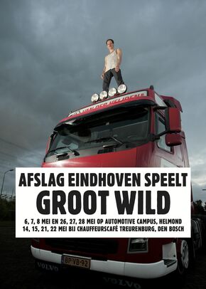 Affiche van 'Groot Wild'. Affiche van 'Groot Wild'.