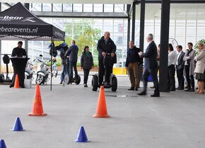 Ook de Segways waren in trek. Ook de Segways waren in trek.