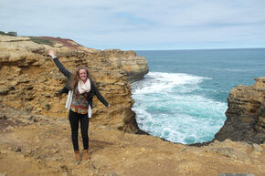 Iris bij Great Ocean Road. Iris bij Great Ocean Road.