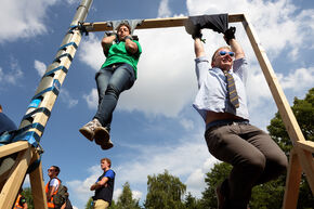 Wie hangt het langst? Foto | Bart van Overbeeke