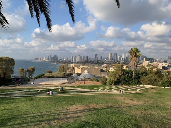 Uitzicht over Tel Aviv vanuit Abrasha Park, Old Jaffa. Foto | Mark Legters Uitzicht over Tel Aviv vanuit Abrasha Park, Old Jaffa. Foto | Mark Legters
