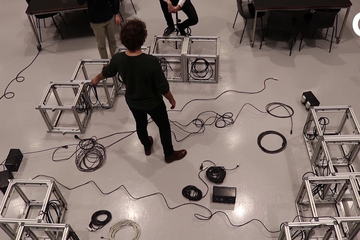 Light art installation 'Loop', designed and built by student team IGNITE (Eindhoven University of Technology) for GLOW ...