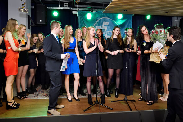 The GNSK women's soccer team. Photo | Bart van Overbeeke The GNSK women's soccer team. Photo | Bart van Overbeeke