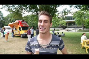 What will students at Eindhoven University of Technology be up to this upcoming summer vacation? Our reporter Collin ...