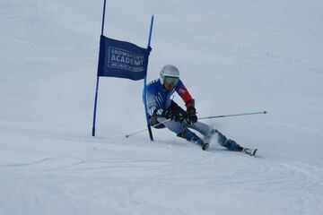 Olaf Borsboom in actie op het NK in Maria Alm
