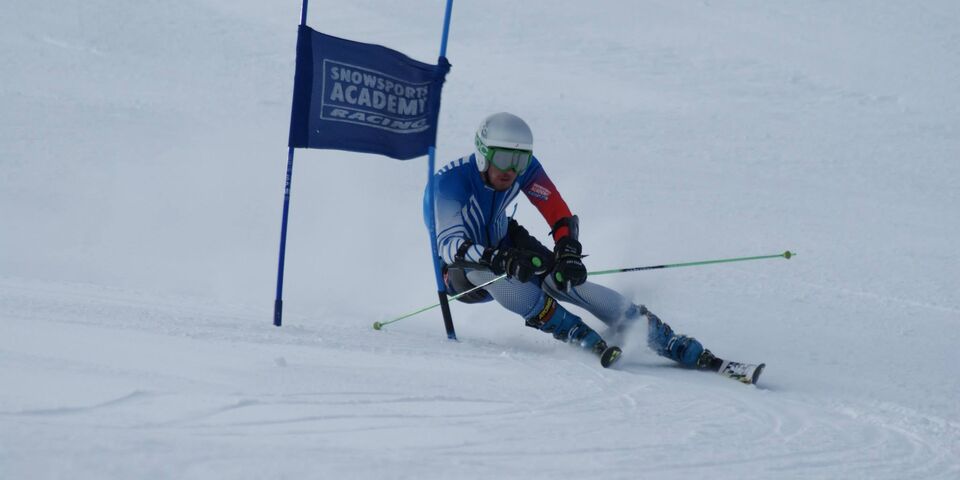 Olaf Borsboom in actie op het NK in Maria Alm