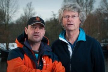 Diederik de Boorder (links) en voormalig bondscoach Rob Robbers (rechts).
