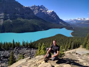 Het Peyto Lake. Het Peyto Lake.