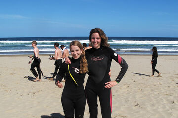Marjoleine (rechts) in Sydney.