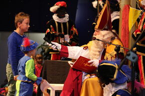 Sint aan de TU/e. Foto | Maarten van Helden Sint aan de TU/e. Foto | Maarten van Helden