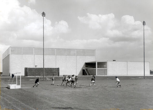 Het Studentensportcentrum in 1966. Foto | Archief TU/e Het Studentensportcentrum in 1966. Foto | Archief TU/e