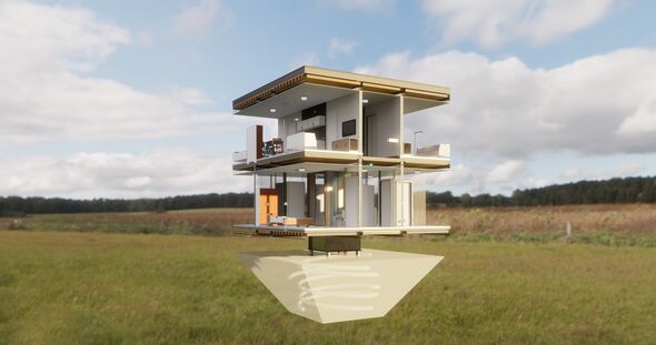 An openworked model of CASA 1.0 that shows the flexibility of the building. Afbeelding | Team CASA An openworked model of CASA 1.0 that shows the flexibility of the building. Afbeelding | Team CASA