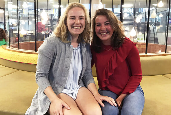 Eleonoor Jordans en Jasmijn Haverhals van Don Quishoot