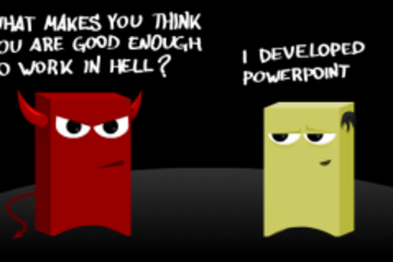 Wetenschappers stuntelen met PowerPoint