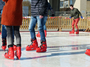 Schaatsen met de Wervingsdagen. Schaatsen met de Wervingsdagen.