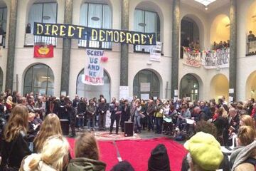 Studentenprotest.