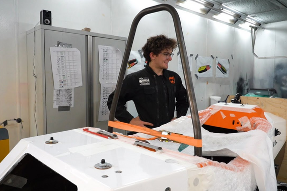 URE team members make long days on the production weekends to get the URE16 finished in time for the rollout event on June 16.