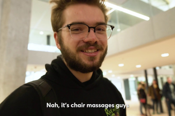 Let's get physical! It is Vitality Week at our university and our video reporter Kevin Tatar decided that was a good moment to listen ...
