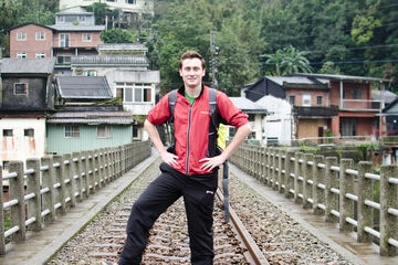 Joeri in Taiwan.