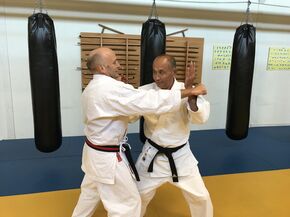 Huub Meijer (right) in action. Huub Meijer (right) in action.